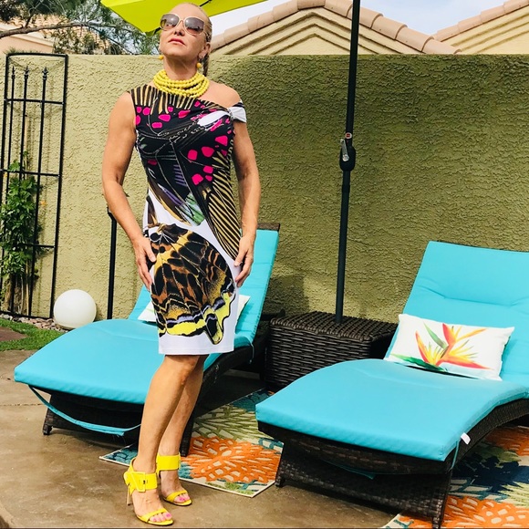 Roberto Cavalli Abstract mini embellished Dress - Picture 3 of 9